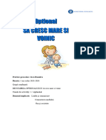 Optional - Sa Cresc Mare Si Voinic - 2023-2024