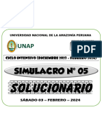Solucionario - Simulacro 05 - (03-02-2024)