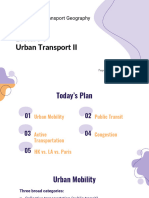L6 - Urban Transport II