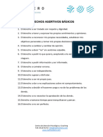 Derechos Asertivos Básicos