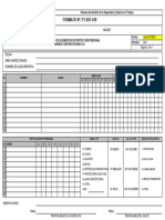 Formato Inspeccion de Epp Generando Construcciones