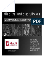 23 - MRI of The Lumbosacral Plexus - What The Practicing Radiologist Needs To Know