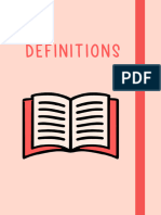 Definitions