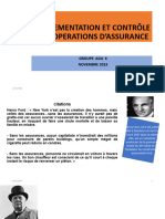 Reglementation Et Contrôle Des Operations D'assurance