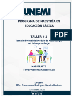 METODOLOGIA DEL APRENDIZAJE - Aprendizaje colaborativo-TAREA 1