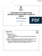 02 Ling Prog - Variáveis - Operações - Processamento - Saída