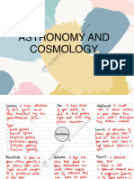 SYN Astronomy and Cosmology