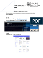 Guia para Ingreso A Biblioteca Virtual