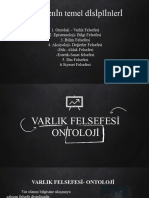 Varlık Felsefesi