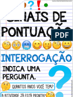 Sinais de Pontuação Cartazes