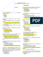 Business Finance Review (2nd Sem, 2nd QTR)