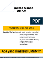 Legalitas Usaha UMKM