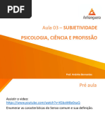 Aula 3 - Subjetividade