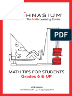 Booklet Math Tips For Parents 6 Plus PDF US