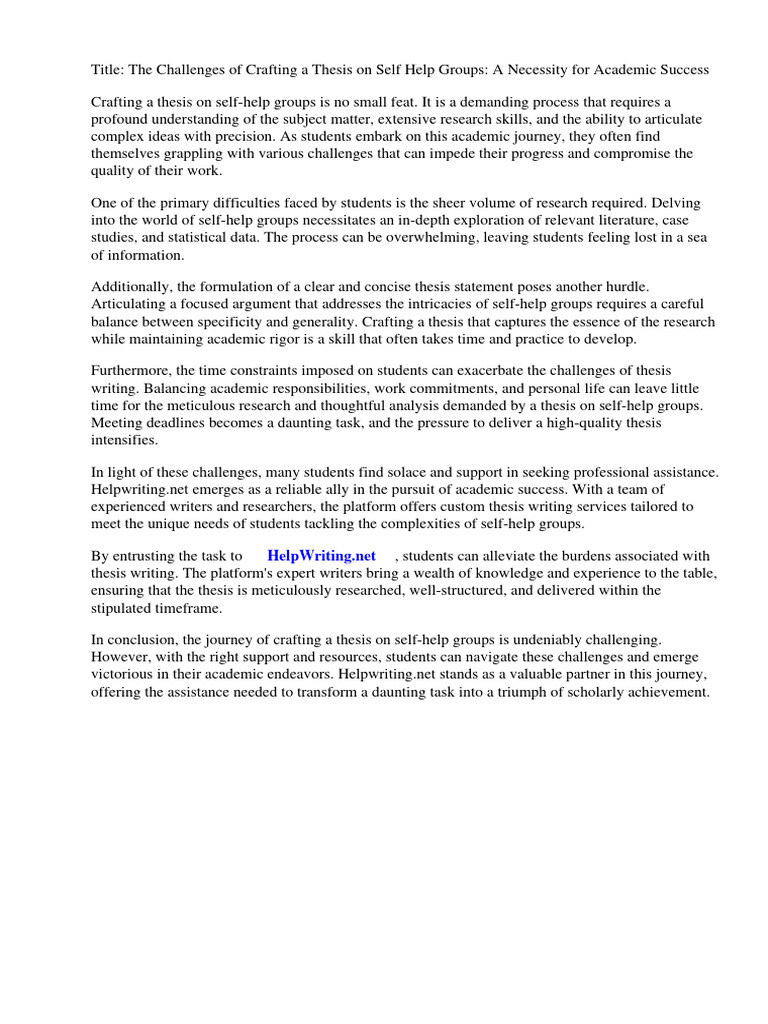 Thesis on self help groups pdf pdf