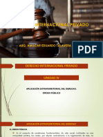 Dip - Aplicacion Extraterritorial Del Derecho - Unidad Iv