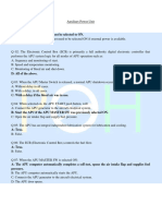 Auxiliary Power Unit Answers