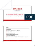 Architecture Du SGBD Oracle 12c