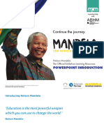 Intro To Nelson Mandela (Powerpoint)