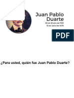 Biografía de Juan Pablo Duarte