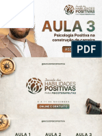 AULA 3 - Jornada Das Habilidades Positivas para Psicoterapeutas