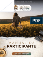 Manual Da Participante - Jornada Das Habilidades Positivas para Psicoterapeutas