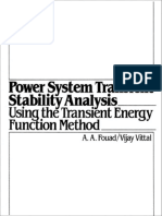 Abdel-Aziz A. Fouad - Vijay Vittal - Power System Transient Stability Analysis Using The Transient Energy Function Method-Prentice Hall (1992)