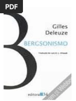 Deleuze, Gilles - Bergsonismo