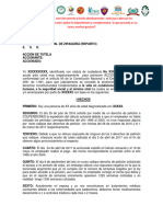 Modelo Tutela Reconocimiento Pension