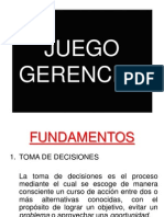 JUEGO de SIMULACIÓN GERENCIAL