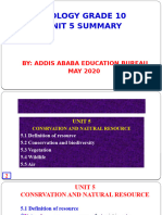 Biology Grade 10 Unit 5