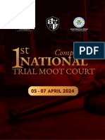 Brochure, Timeline & Rulebook - 1st National Trial Moot Court Competition