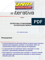 Slides de Aula - Estrutura e Funcionamento Da Educação Básica