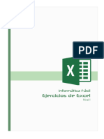 Cuaderno de Ejercicios de Excel 2015