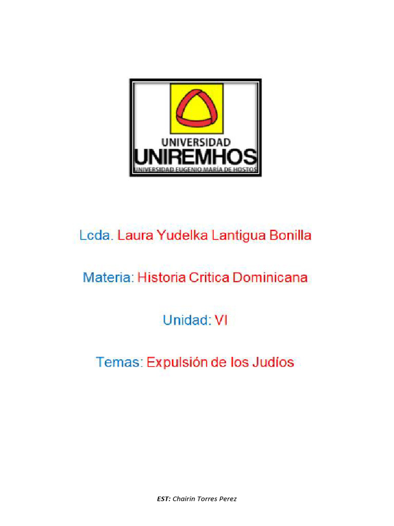 Tema 6 La Expurcion-Chairin | PDF | Judios y judaísmo | Grupos ...