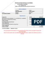 Presupuesto Canje (Revalidacion) - Registro Vehicular Charger