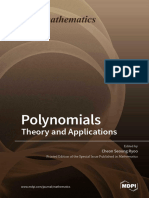 Polynomials Theory and Application 9783039433148 9783039433155 Compress