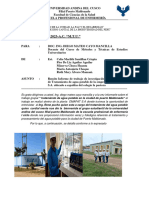 Informe - Trabajo - Unioversitaria Tratamiento de Agua Potable (Planta de Emapat)