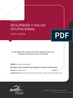 S Informe de Investigación Impresiones Del Trabajo Infantil en El Ecuador GRUPO 3 BAUTISTA K, BAYAS M, CADENA C, RIVERA A