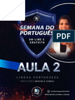 SEMANA DO PORTUGUÊS - AULA 2 - CONCORDÂNCIA VERBAL - PARTE 1 - 07.06.2022 - ALUNO - OK