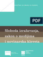 MLDI Sloboda Izražavanja, ZOM, Novinarska Kleveta