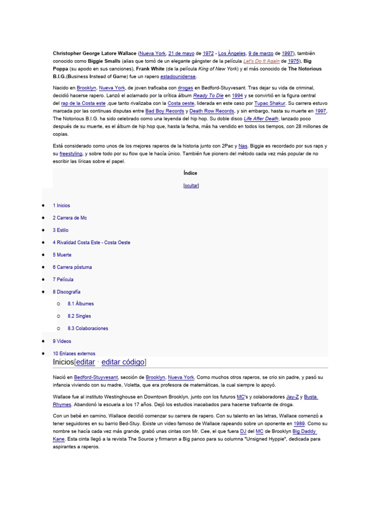 The Untold Story of the Mysterious Death of Biggie Smalls: A Look into the Life and Tragic Demise of Christopher George Latore Wallace
