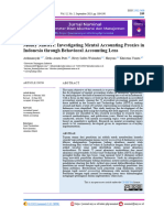 Money Matters - Investigating Mental Accounting Proxies in Indonesia Through Behavioral Accounting Lens