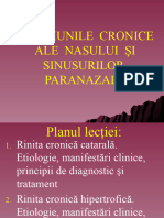 2.afectiunile Cronice Ale Nasului Şi A Sinusurilor Paranazale.