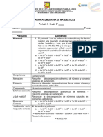 TAXONOMÍA EVALUACIÓN MATEMATICAS Y GEOMETRÍA 1er PERIODO