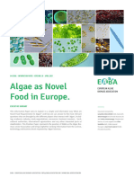 Algae As Novel Food in Europe