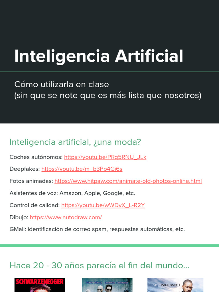 Aplicaciones de IA en la educación | PDF | Inteligencia artificial ...