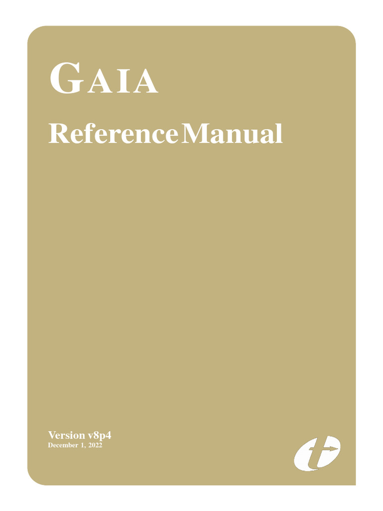 GAIA Reference Manual v8p4 Overview | PDF | Diffusion | Sediment