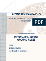 Advocacy Campaigns
