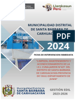 Municipalidad Distrital de Santa Barbara de Carhuacayan: Gestión Edil 2023-2026